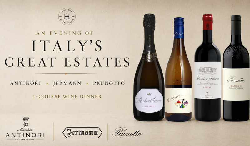 Uncorked: Icons of Italian Wine - Antinori, Jermann & Prunotto | Friday July 10, 2026 *SOLD OUT*