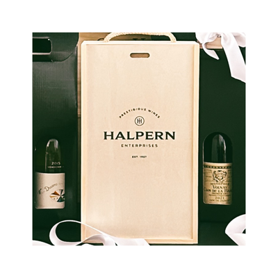 Triple Wood Box Wine Carrier